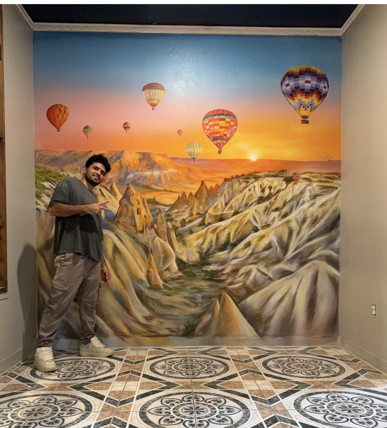 Cappadocia Sunrise Mural