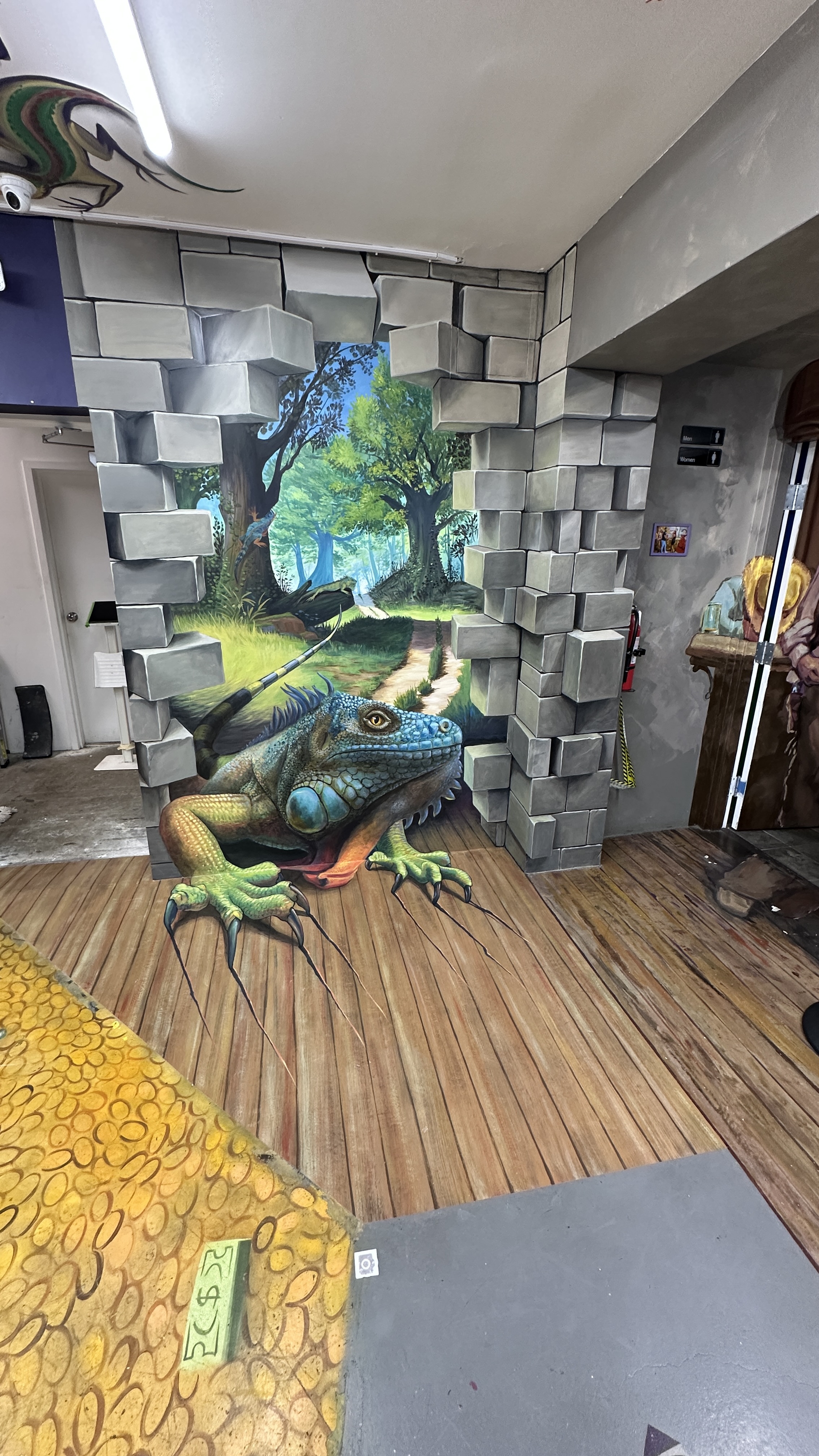 3D Iguana Miami Museum